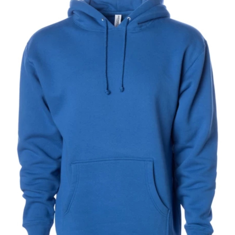 Heavyweight Hooded Drawstring Pullover Sweatshirt